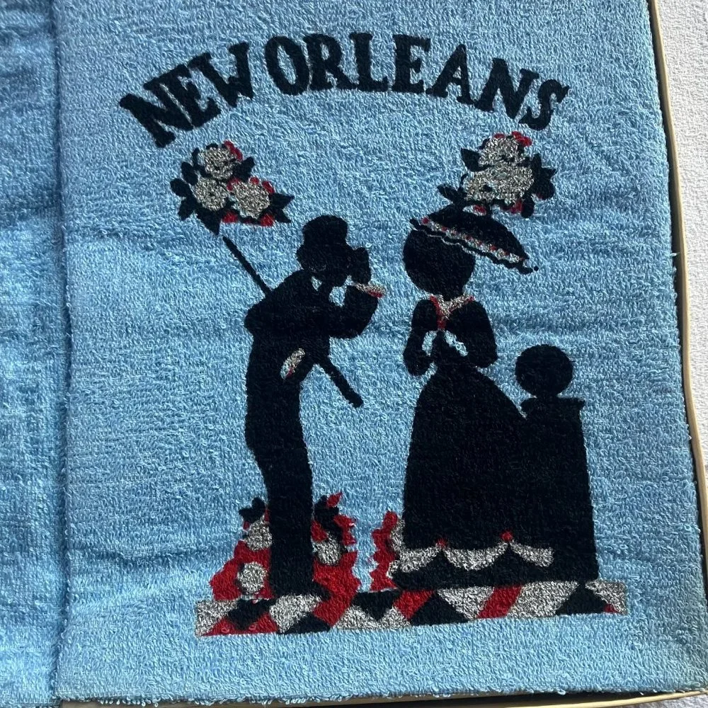 Vintage New Orleans Souvenir Hand Towel Set